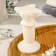 Figure candle "Big column", 10x5 cm, white