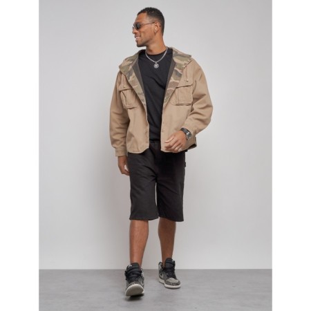 Jeaning jacket men's, size 48, beige color-11