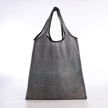 Household bag without fastening, black color-2