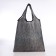 Household bag without fastening, black color