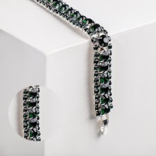 Bracelet with rhinestones 