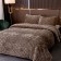 Kit: bedspread 160x220 cm, pillowcase 50x70 cm, cappuccino color