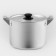 Aluminum pan, 2.5 l, deep, metal cover