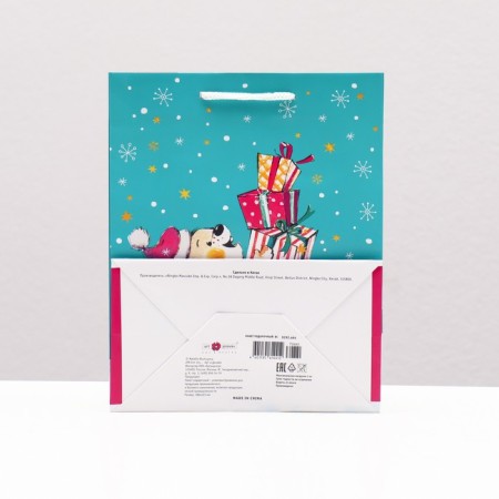 Gift package "Bunny with a gift to a friend", 18 x 22.3 x 10 cm-1