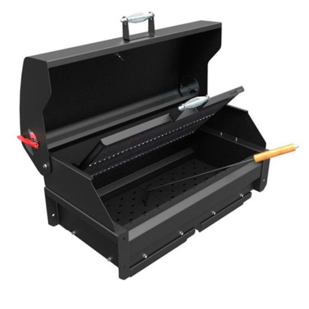 Grill cover (with a cast-iron grate-grille) for Firecraft barriers, 91.5 x 44.5 x 28.5 cm-1