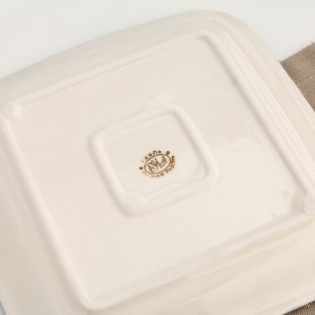 Square dish, gzhel, porcelain, 18x18 cm-3