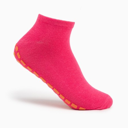 Women's socks anti-slip, pink color, size 23-25 ​​(36-40)