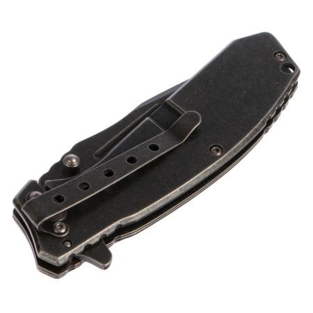 Singer folding knife with a clip, 114.3 mm, hilt: stainless steel, gift boxing-2
