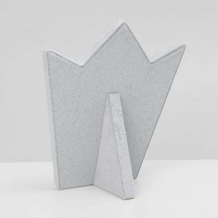 Corona Earrings stand 20 × 10 × 23.5 cm, gray color-2