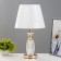 Board lamp "Mona" E27 40W gold 25x25x44 cm Risalux