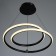 Lamp "Desu" LED 100W black-gold 51x51x8 cm Bayerlux