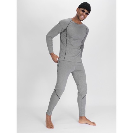 Thermal underwear is male, size 54-56, the color is light gray-7