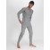 Thermal underwear is male, size 54-56, the color is light gray