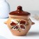 Set of pots # 5 with pens 6x0.5l, cornflower melted milk