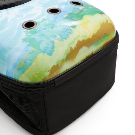 A backpack for carrying animals with a window for viewing "Field", 32 x 25 x 42 cm-5