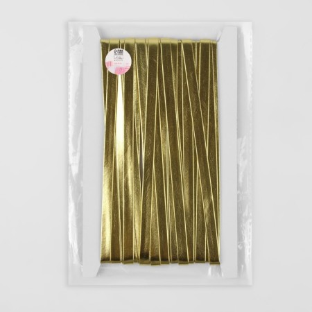 Oblique bike, leather, 8 mm × 10 ± 1 m, gold color-2