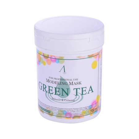 Alginate mask ANSKIN Green Tea Modeling Mask, soothing, 700 ml-1
