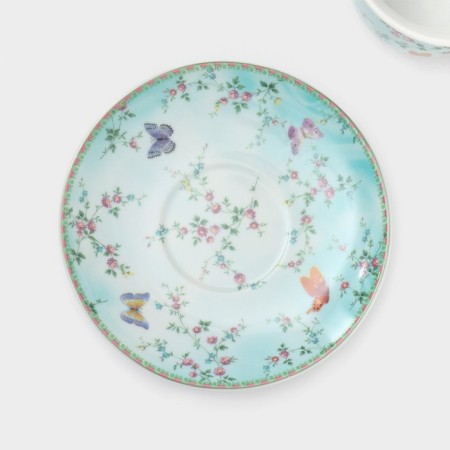 Service ceramic tea shade "Pelagia", 12 items: 6 cups 220 ml, 6 saucer d = 14 cm-4