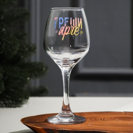 A glass for the wine "Sin is brighter" 350 ml., Decol-1