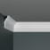Ceiling plinth for stretch ceilings N-90 30x80x2000mm