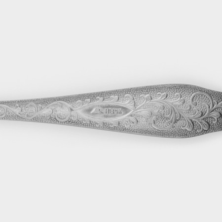 Dining room "Dubrava", h = 19.5 cm, thickness 2 mm, silver color-3