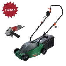 Electric lawn mower Oasis GE-110, 1100 watts, width/high. 320/25-55 mm + gift