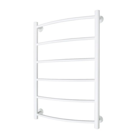 Water towel "Sanprise" Classic P6, 500x800 mm, lower connection., White matte