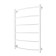 Water towel "Sanprise" Classic P6, 500x800 mm, lower connection., White matte