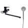 Accoona A71111F bath mixer, silumin, 35mm cartridge, pour 30 cm, black/chrome