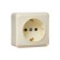Single Luazon Lighting "League", 16 A, overhead, with salary, beige