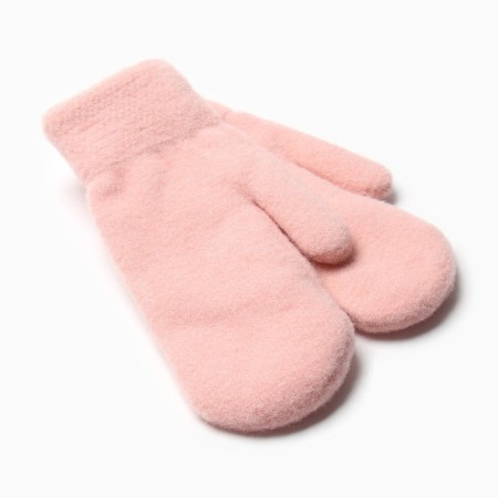Women's mittens for claim Minaku smooth 22 cm pink-1