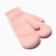 Women's mittens for claim Minaku smooth 22 cm pink