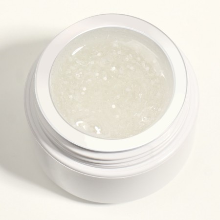 Heling gel, with sparkles, 3 phase, 15 g, led/uv, the color is transparent, white-4