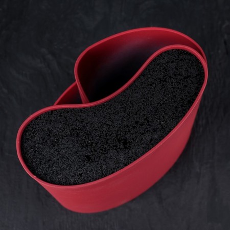 Stand for knives and cutlery "Neo", 18 × 11 cm, red color-2