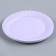 Disposable dishes: paper lavender plate, plain, 18 cm