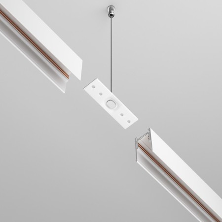 Direct Connector for the Technical Trahnical TRA034C-21W, 8x2.2 cm, white color.-3