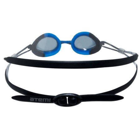 ATEMI N302 swimming glasses, silicone, blue/black color-2