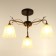 Chandelier "Charlene" 3he27 40w Black-Latun 49x49x29 cm Bayerlux