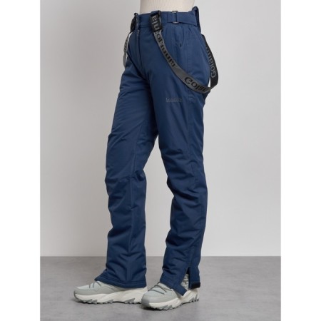 Semi-combinezone ski insulated female winter, size 50, dark blue color-5