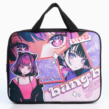 A4 notebook folder on lightning textiles 70mm 350 x 270 virgins “September 1: Bang anime”-2