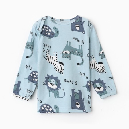 Children's Longsliv "Be Strong", blue color, height 56 ​​cm