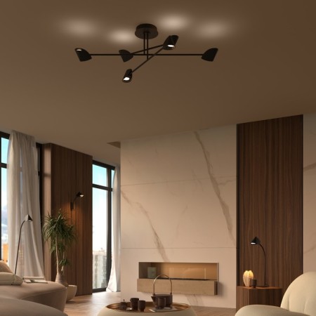 Ceiling chandelier Mantra capuccina, LED, 3100LM, 3000K, 292 mm, black color-3