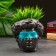 Kashpo - organizer "David's head, large" gray, turquoise, 16 cm