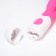 Vibrator - "wow" rabbit, clitoris stimulator and dots G, IP67, pink