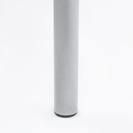 LOMBER table 790 (1180) x590x750, gray/white metallic-7