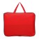 Folder with handles Textile A4, 360 x 270 x 20 mm, inner pocket Calligrata, "Office" 1Sh421, Red