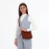 Cross-Bodi Bag on a zipper, brown color