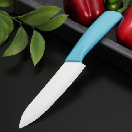Knock Ceramic “Simple”, blade 15 cm, handle Soft Touch, color mix-2