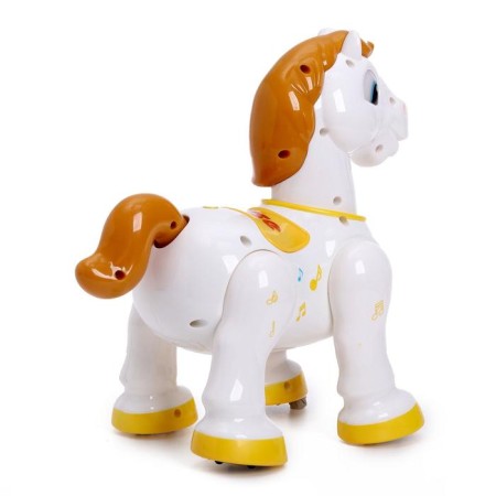 Robot horse "Smart pet" Zhory, programmable, on the control panel, interactive: sound, light, on batteries, in Russian-2