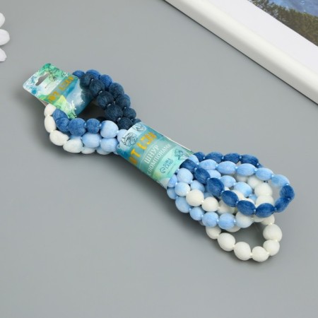 Cord with pompons "Cloud in the sky" winding 2 m-1